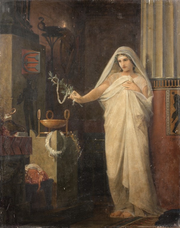 Invocation of Neptune at temple by Nikolai Nikolaevich Karazin